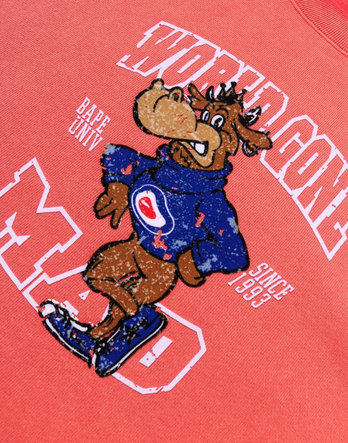 WGM BEAST COLLEGE RELAXED FIT CREWNECK SWEATSHIRT MENS