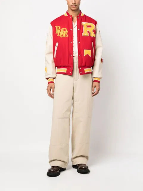 RHUDE Bull Market varsity jacket