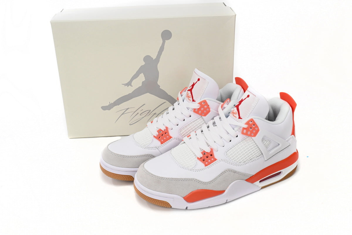 Air Jordan 4 White Orange Reps Sneaker DR5415-108