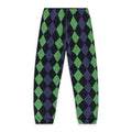 Green Intarsia Sweatpants
