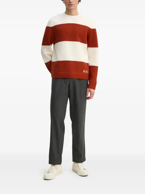 A.P.C. striped crew-neck sweater