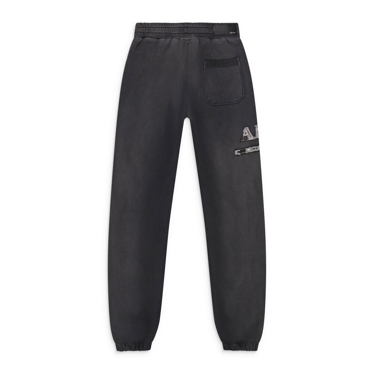 Black MA Bar Applique Sweatpants