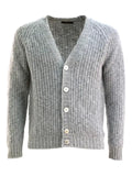 Zanone ribbed V-neck cardigan