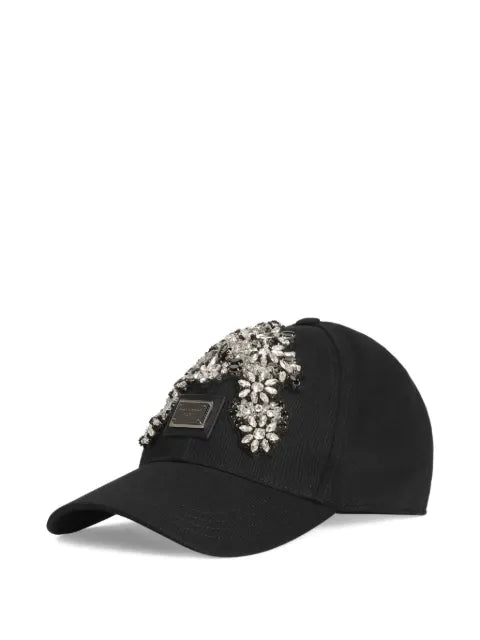 Dolce & Gabbana floral-appliqué baseball cap