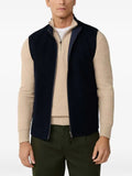 Hackett London reversible knitted waistcoat