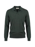 Altea polo-collar long-sleeve sweater