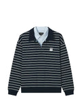 Musium Div. striped layered-effect sweatshirt