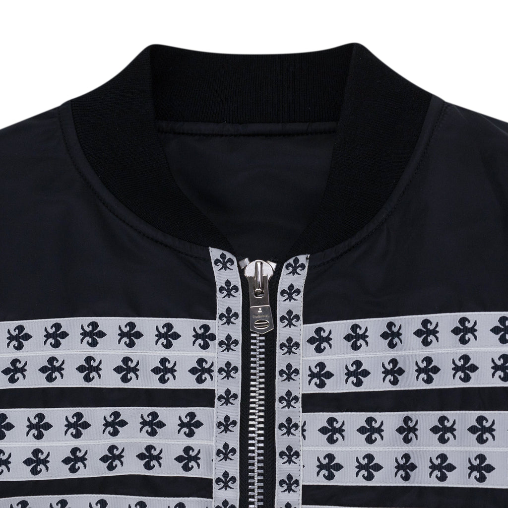 Black Huge Brit Bomber Jacket