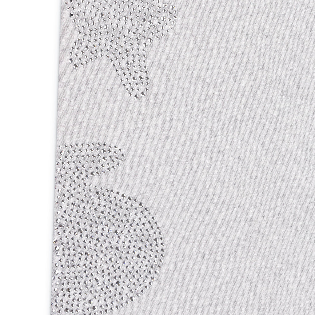 Heather Grey Rhinestone Beluga V2 Wide Leg Sweatpants