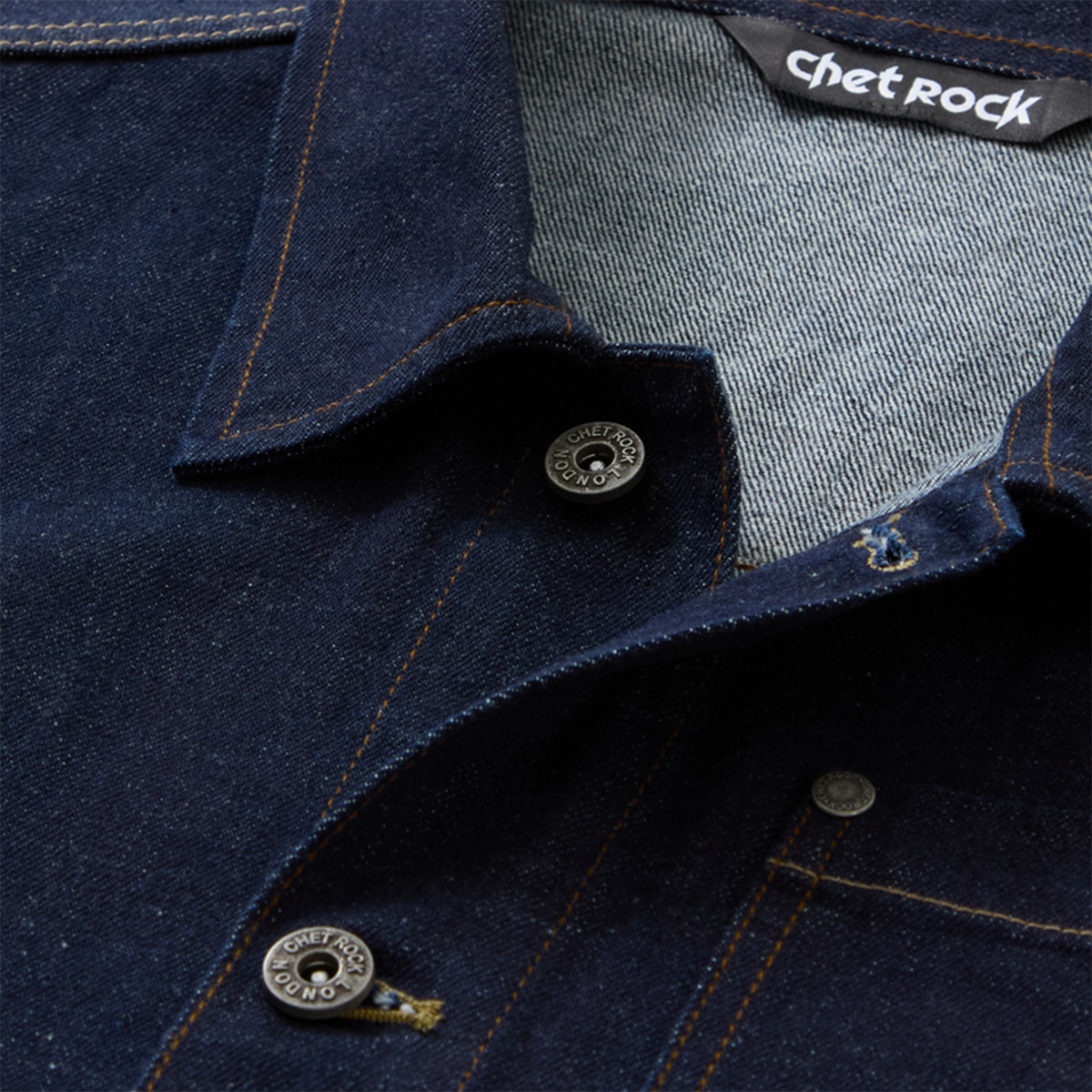 Chet Rock Infinity Jacket: Blue Rinse Wash
