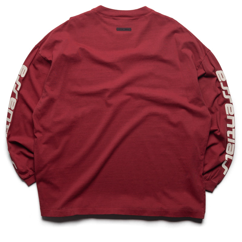 Fear Of God Essentials 90's L/S Tee - Crimson