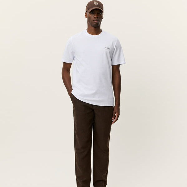 Les Deux Ben Globe T-Shirt: White
