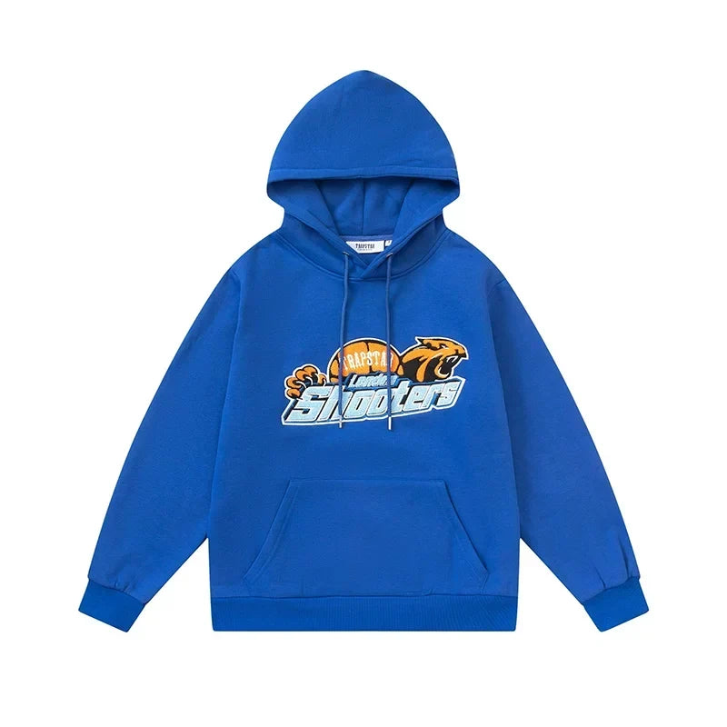 Trapstar London Shooters Blue Fleece Hoodie
