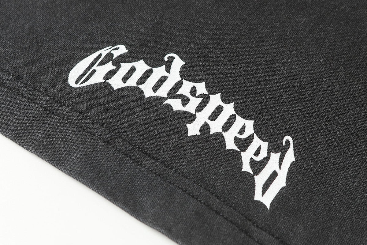Godspeed Blue Skull Graphic T-Shirt