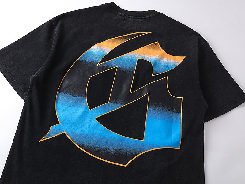 Godspeed E Pluribus Unum Washed Black Graphic T-Shirt
