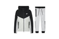 Nike Sportswear Tech Fleece Windrunner Full Zip Hoodie & Joggers Set Dark Grey Heather/Black/White