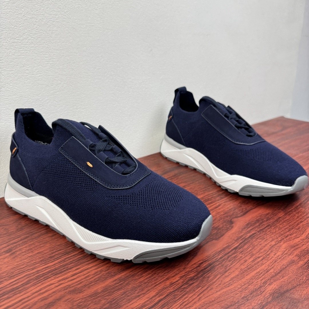 Santoni Men's Knit Sneakers