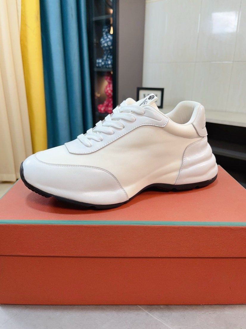 Loro Piana Sculpted-Sole Lace-Up Shoes