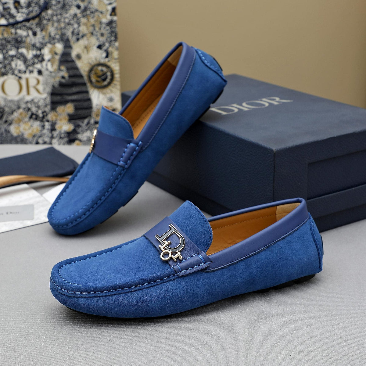 Dior Metal Hardware Loafers